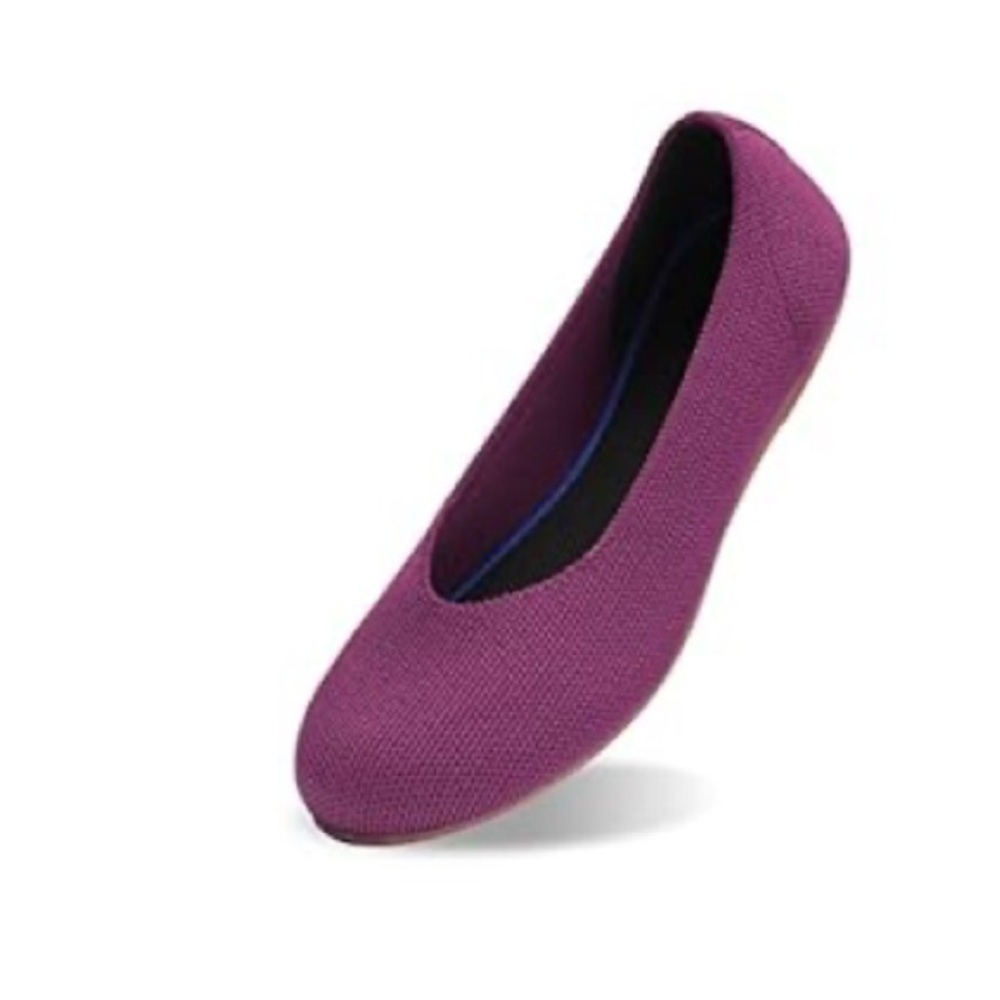 KB Zone magenta purple mesh ballet flats New in Box